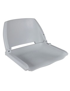 Sedili per Barca 2pz Pieghevoli senza Cuscino Grigio 41x51x48cm 2