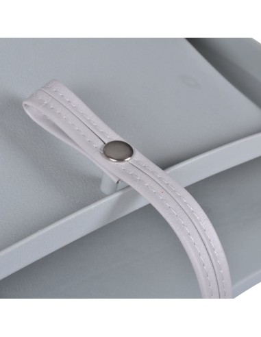 Sedili per Barca 2pz Pieghevoli senza Cuscino Grigio 41x51x48cm