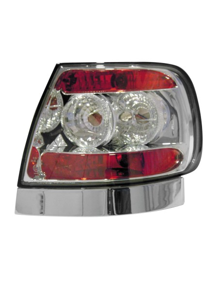 Coppia fanali posteriori - compatibile per  Audi A4 (1/95-11/00) - Cromo