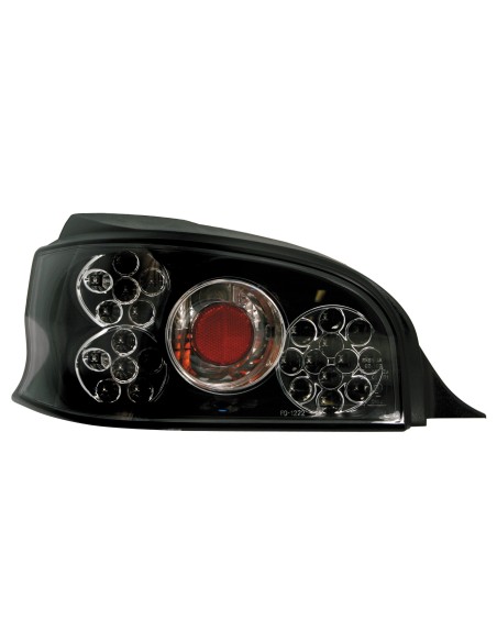 Coppia fanali posteriori LED - compatibile per  Citroën Saxo (5/96-12/04) - Nero