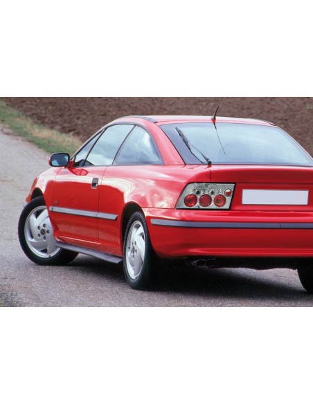 Coppia fanali posteriori - compatibile per  Opel Calibra (6/90-9/97) - Cromo