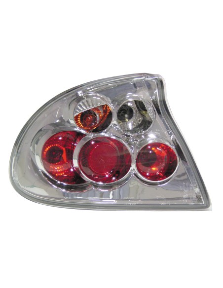 Coppia fanali posteriori - compatibile per  Opel Tigra (7/94-12/00) - Cromo