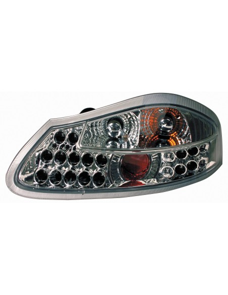 Coppia fanali posteriori LED - compatibile per  Porsche Boxster (9/96-10/04) - Cromo