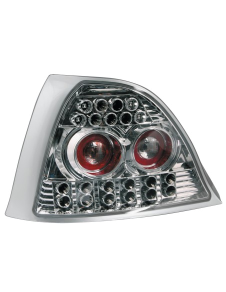 Coppia fanali posteriori LED - compatibile per  Rover 200/25 - MG ZR (11/95-5/05) - Cromo