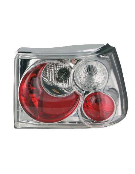Coppia fanali posteriori - compatibile per  Seat Ibiza (5/93-10/97) - Cromo