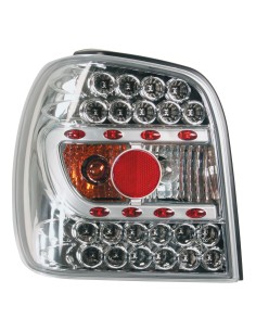 Coppia fanali posteriori LED - compatibile per  VW Polo (9/94-10/99) - Cromo
