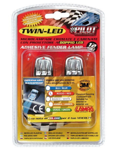 Twin-Led 12V - Blu