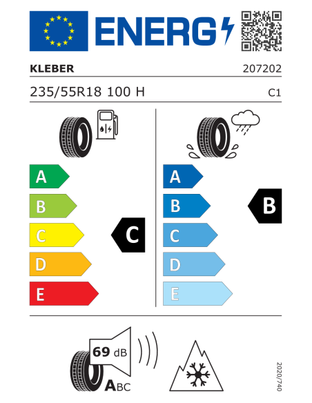 Kleber Krisalp HP 3 - 235/55 R18 100H, SUV