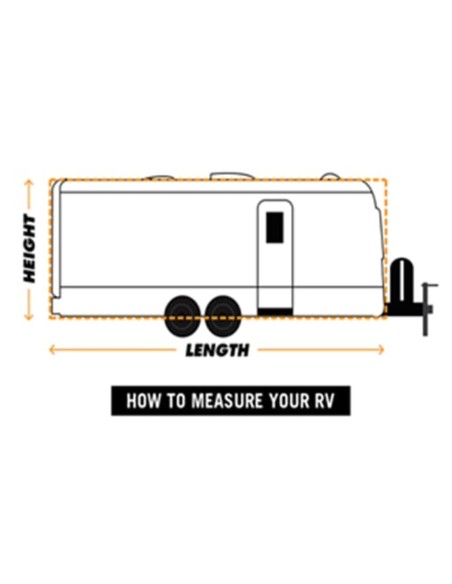 Telo di Copertura per Roulotte Grigia S
