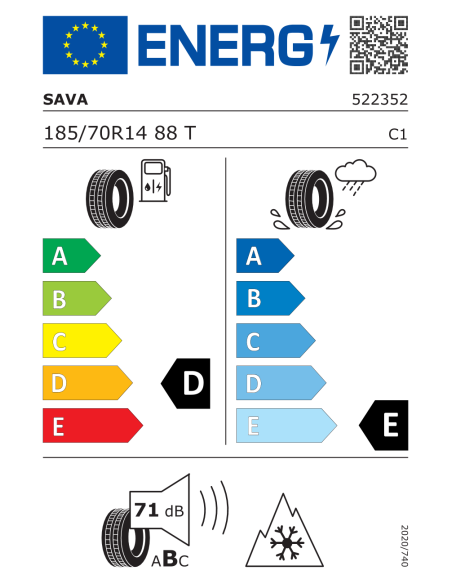 Sava Adapto - 185/70 R14 88T