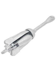 Ancora Pieghevole Argento 6 kg in Ghisa Zincata a Caldo