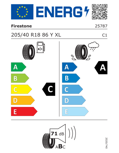 Firestone Roadhawk 2 - 205/40 R18 86Y XL Enliten / EV