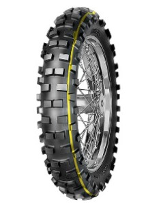 Mitas EF-05 - 120/80-19 TT 63R ruota posteriore, Mescola di gomma Super, gelb