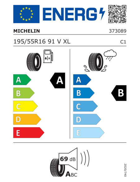 Michelin E Primacy - 195/55 R16 91V XL EV