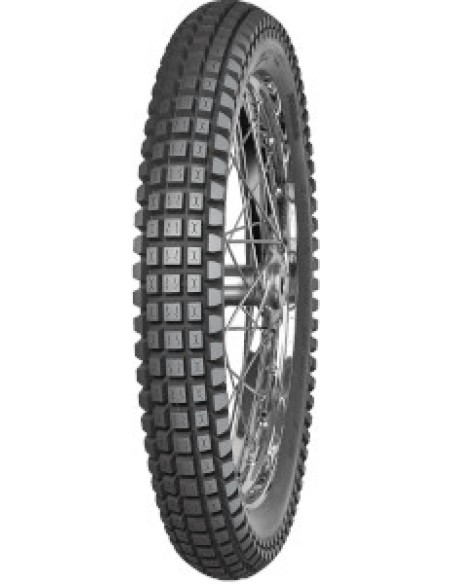 Mitas E-05 - 3.00-18 TT 52S ruota posteriore, simbolo M+S, ruota anteriore