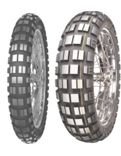 Mitas E-10 - 150/70B17 TL 69T ruota posteriore, simbolo M+S, Mescola di gomma Dakar, gelb