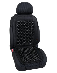 Evoluzione, schienale in palline di legno - Nero