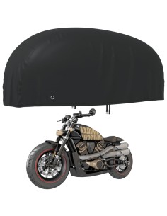 Copertura per Moto Nera 265x105x125 cm 210D Oxford 2