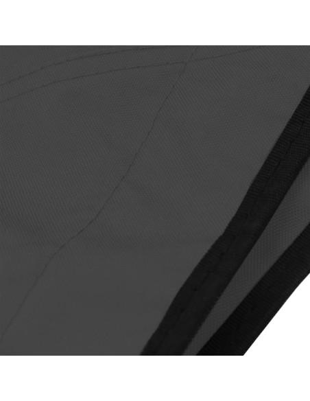 Bimini di Prua con Tendalino a 3 Archi Antracite 183x140x137 cm
