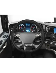Premium Truck, coprivolante in pelle - M - Ø 44/46 cm - Nero 2