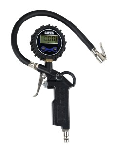 Pistola con manometro digitale per gonfiaggio pneumatici