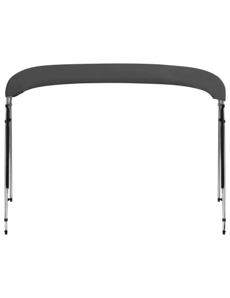 Bimini di Prua Tendalino 4 Archi Antracite 243x(230-244)x137 cm