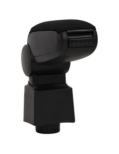 Bracciolo per Auto Nero 12x34x(35-47) cm in ABS 2