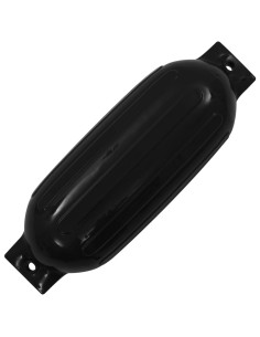 Paraurti per Gommone 2 pz Nero 69x21,5 cm in PVC 2