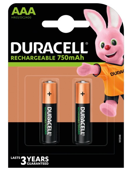 Duracell Recharge Plus, mini stilo “AAA”, 2 pz