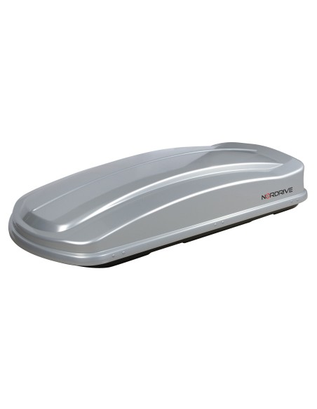 Box 430, box tetto in ABS, 430 litri - Argento lucido