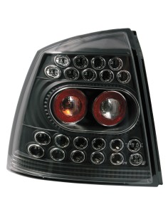 Coppia fanali posteriori LED - compatibile per  Opel Astra G (2/98-3/04) - Nero