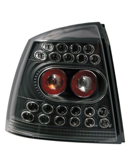 Coppia fanali posteriori LED - compatibile per  Opel Astra G (2/98-3/04) - Nero