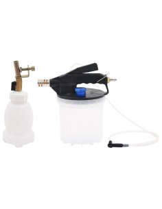 vidaXl Spurgo Freno Pneumatico Pompa Estrattore con Bottiglia 2 L