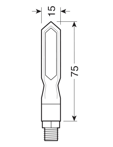 Piercer SQ, indicatori di direzione a led sequenziale - 12V LED