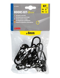 Set 10 ganci + morsetti - Ø 8 mm 2