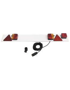 Luce Rimorchio Rosso 115x7x14 cm 12V Lampadina Classica