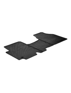 Set tappeti su misura in gomma - compatibile per  Opel Vivaro (08/01 12/13) -  Renault Trafic (01/81 07/06)
