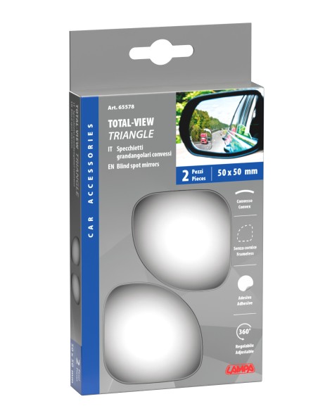 Total-View Triangle, specchietti grandangolari convessi