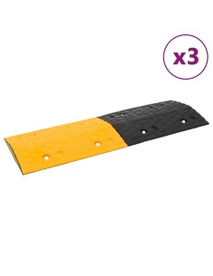 Dossi 3 pz Giallo e Nero 97x32,5x4 cm in Gomma