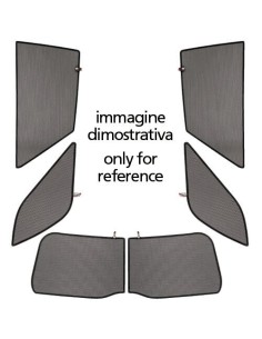 Kit tendine Privacy - 6 pz  - compatibile per  Citroen Berlingo XL (09/18 05/24) -  Opel Combo Life (01/18 01/22) -  Peugeot Ri