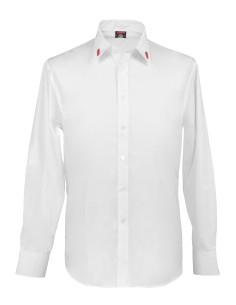 Camicia manica lunga, bianco - M