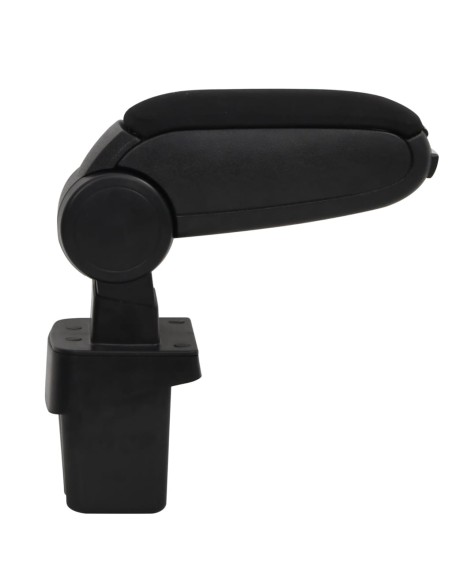 Bracciolo per Auto Nero 15x31,5x(35-51) cm in ABS