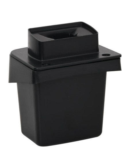 Bracciolo per Auto Nero 15x31,5x(35-51) cm in ABS