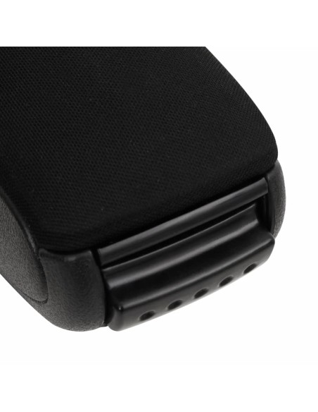 Bracciolo per Auto Nero 15x31,5x(35-51) cm in ABS