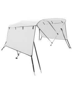 Bimini di Prua con Pareti Laterali 3 Archi 183x(154-167)x137cm 2