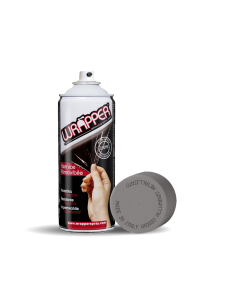 Wrapper, pellicola spray rimovibile, 400 ml - Grigio alluminio metallizzato