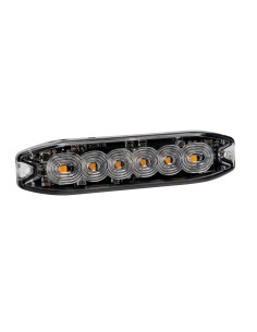 Luce di segnalazione multifunzione a 6 Led, 9/32V - Arancio