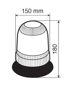 Luce di segnalazione alogena 12/24V 2
