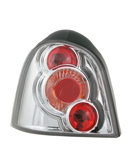 Coppia fanali posteriori - compatibile per  Renault Twingo (3/93-9/00) - Cromo