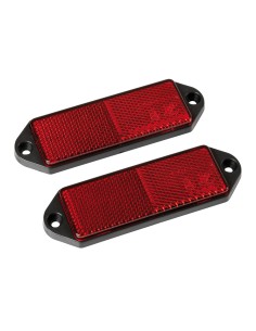 Catarifrangenti rettangolari - 90x35 mm - Rosso